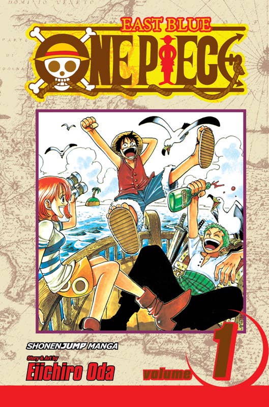One Piece, Vol. 1 by Eiichiro Oda: Paperback; 216 pages / English