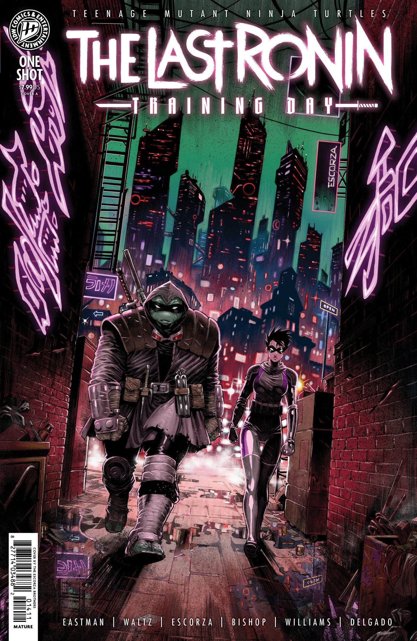 Teenage Mutant Ninja Turtles: The Last Ronin - Training Day (One Shot) Cover A Escorza Brothers