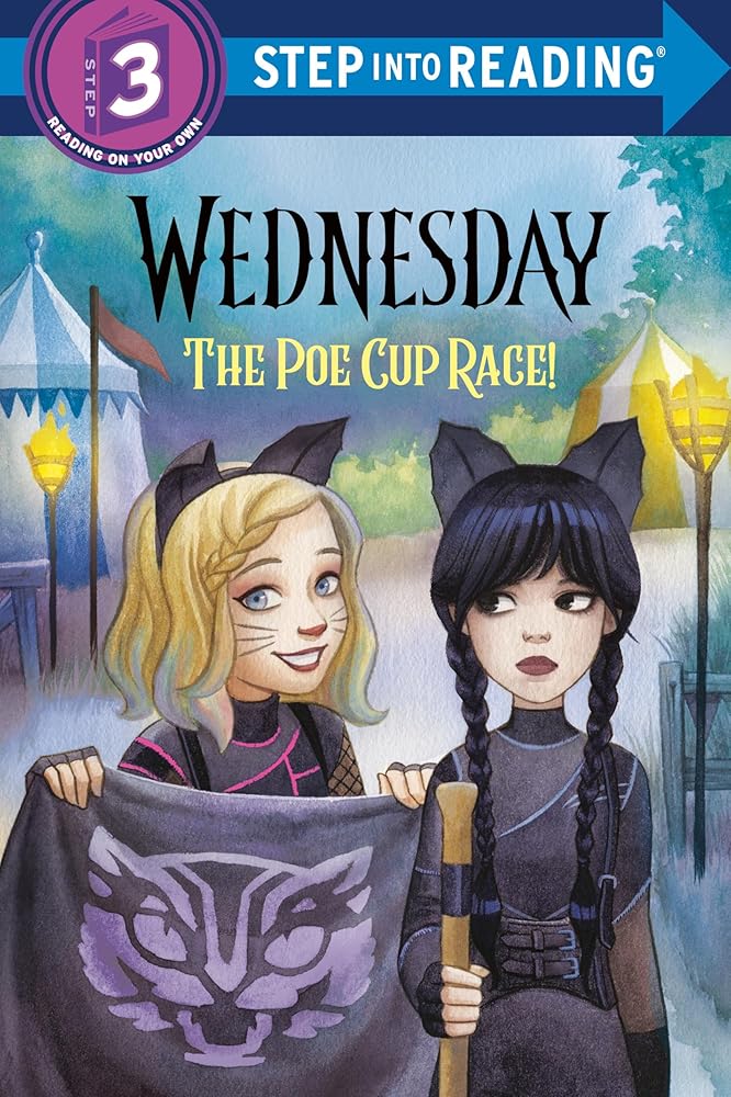 The Poe Cup Race! (Wednesday) (Step into Reading) cover image