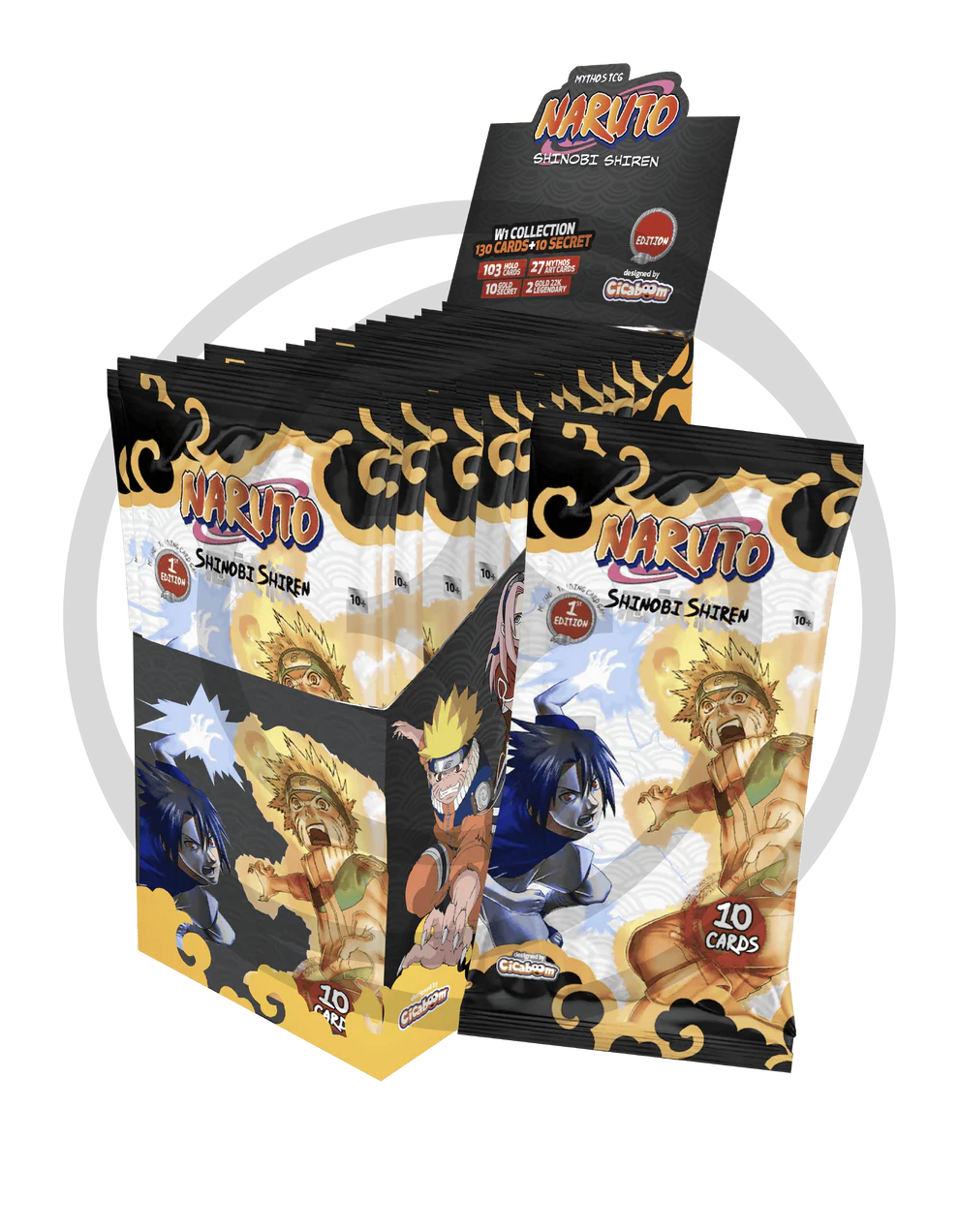 Naruto Mythos TCG: Set 2 Shinobi Shiren (1st Edition) Booster Display (24 Packs)