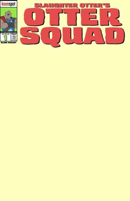 Otter Squad #1 Cover C Blank Sketch Cover Variant