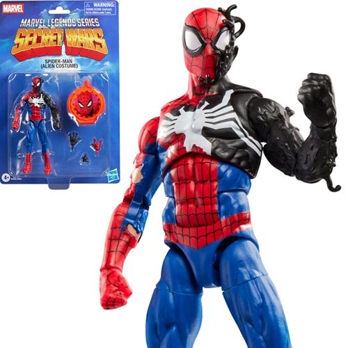 Marvel Legends Secret Wars Spider-Man (Alien Costume) figure