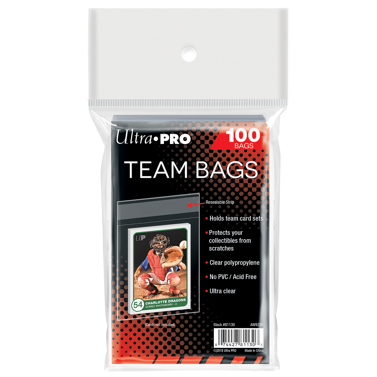 Ultra PRO Team Bags 100 Pack