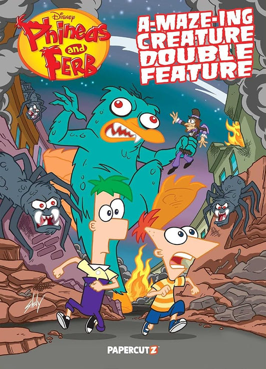Phineas and Ferb's A-MAZE-ing Creature Double Feature cover image