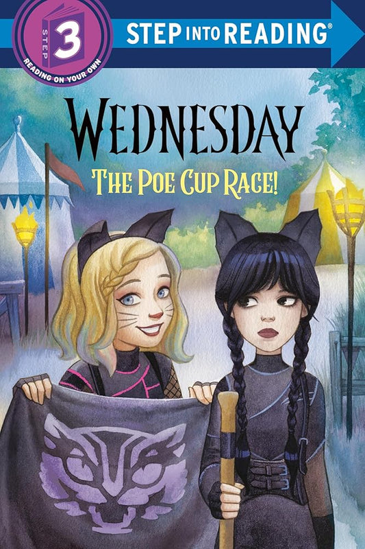 The Poe Cup Race! (Wednesday) (Step into Reading) cover image