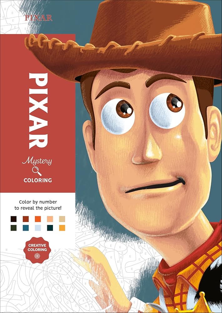 Disney Mystery Coloring: Pixar: A Color by Number Book cover image